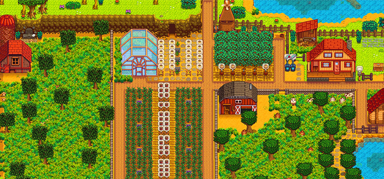 Plan for multiplayer map  Stardew valley layout, Stardew valley farms, Stardew  valley