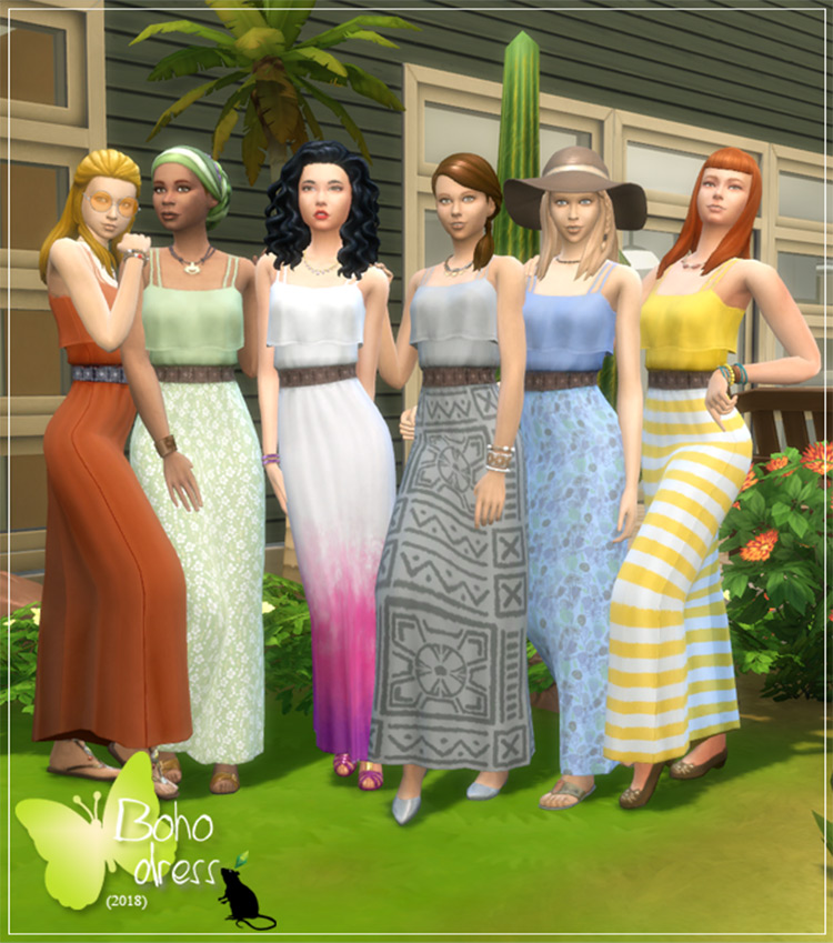 Sims 4 Boho   Hippie CC  Best Clothes And Styles To Download   FandomSpot - 91