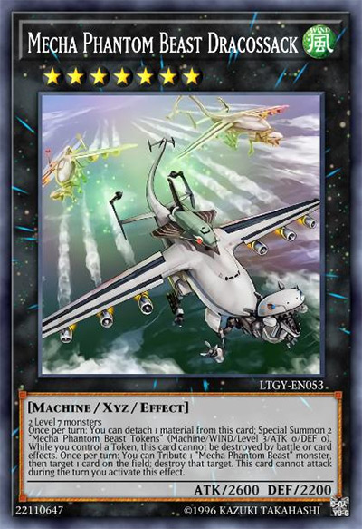 Mecha Phantom Beast Dracossack YGO Card