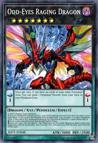 Odd-Eyes Raging Dragon YGO Card