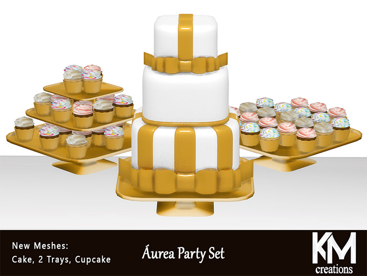 Áurea Party Set for The Sims 4