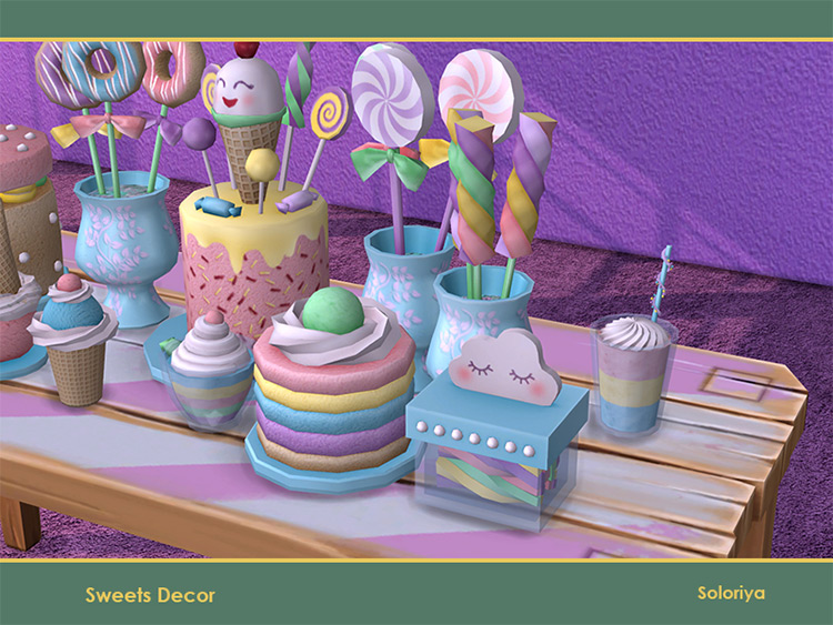 Sweets Décor / TS4 CC