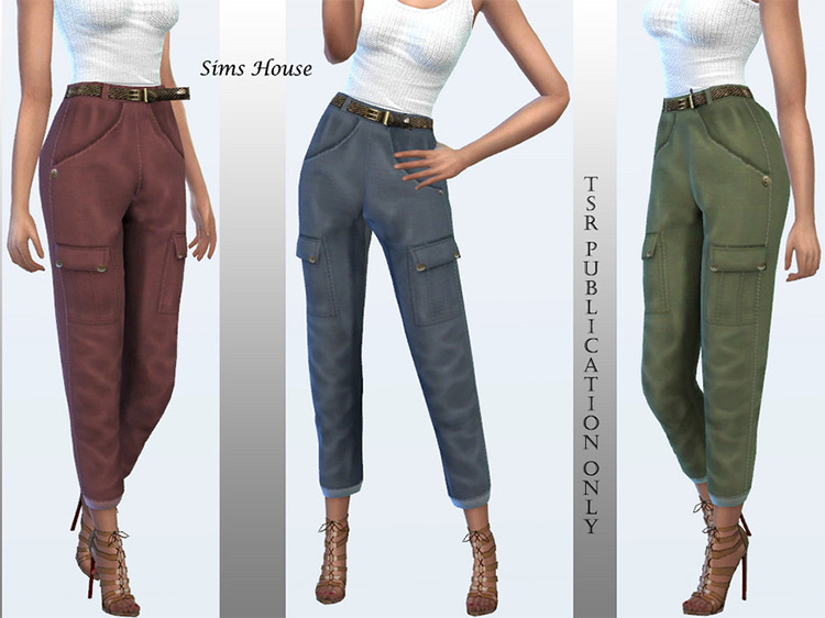 Sims 4 Cargo Pants   Shorts CC  For Guys   Girls    FandomSpot - 30