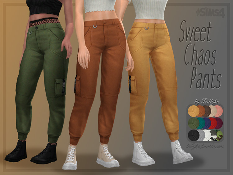 Sims 4 Cargo Pants   Shorts CC  For Guys   Girls    FandomSpot - 72