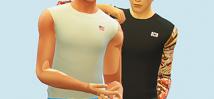 Sleeveless Tanks For Men / Sims 4 CC Preview