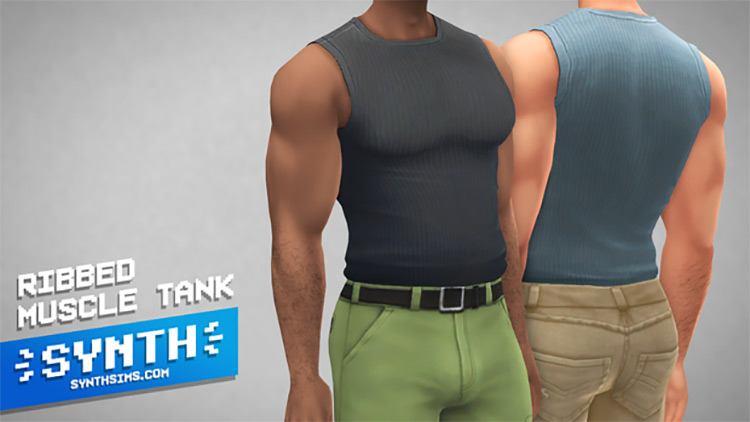 Best Sims 4 Male Tank Top CC (All Free) – FandomSpot