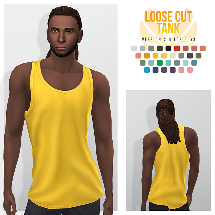 Best Sims 4 Male Tank Top CC  All Free    FandomSpot - 16