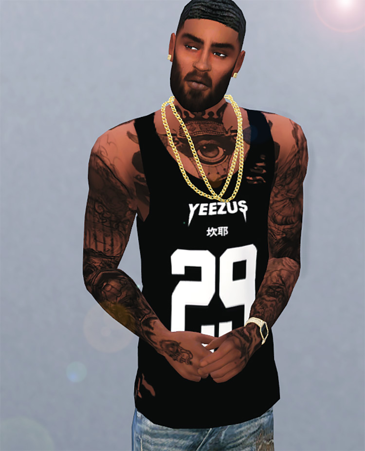 D&Chi’s Mens Tank Tops for The Sims 4