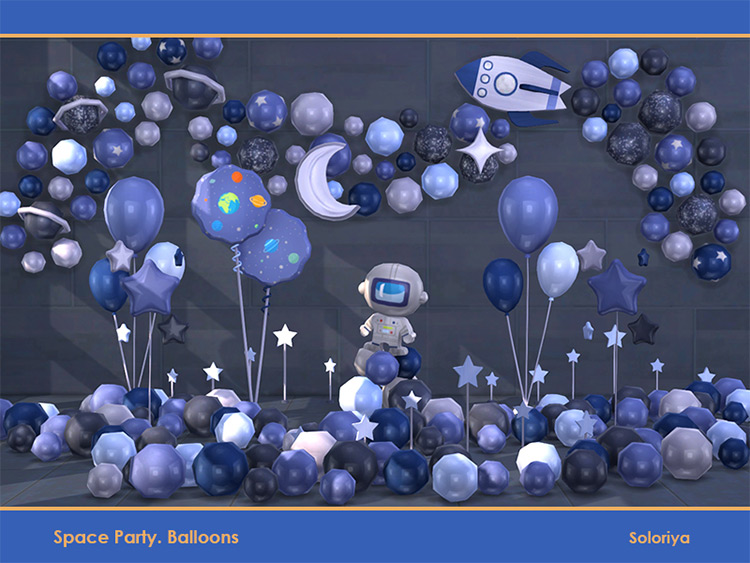 Sims 4 Balloons CC  Letters  Numbers  Party Balloons   More   FandomSpot - 41