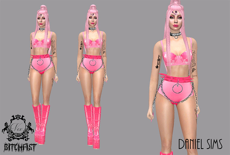 Sims 4 Lady Gaga CC  Hair  Outfits   More   FandomSpot - 61