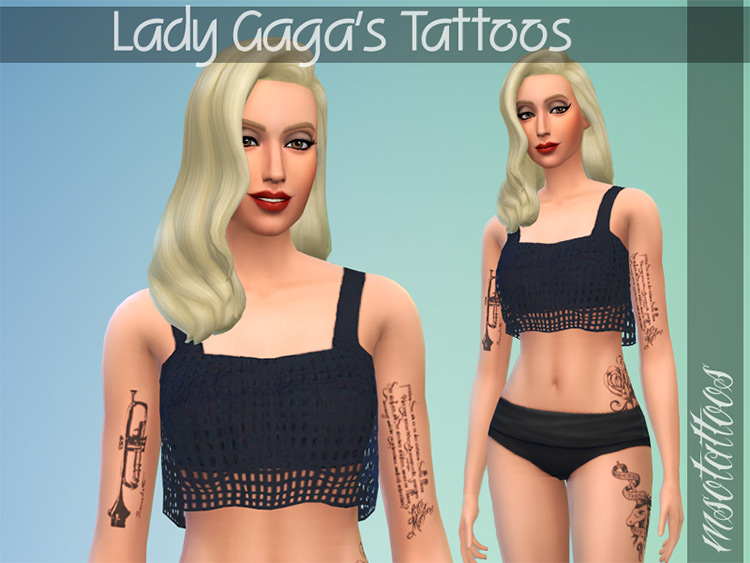 Sims 4 Lady Gaga CC  Hair  Outfits   More   FandomSpot - 44