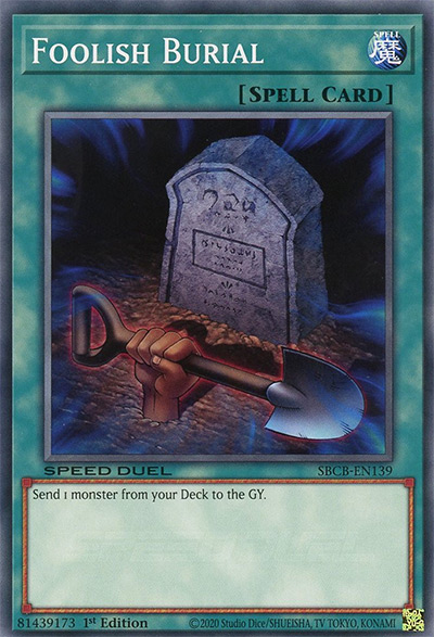 Foolish Burial Yu-Gi-Oh Card