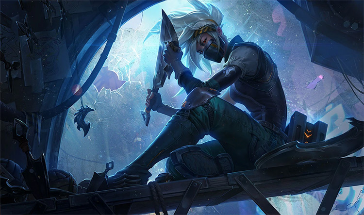 Silverfang Akali Skin Splash / LoL