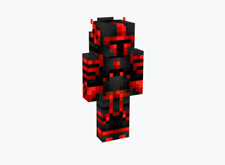 Red Herobrine Minecraft Skin