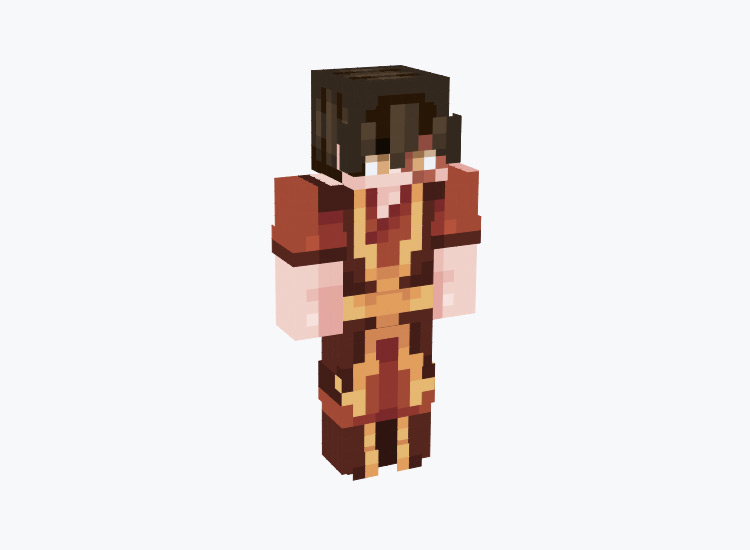 Zuko Firebender Character / Minecraft Skin