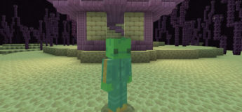 Green Alien Skin Preview in Minecraft