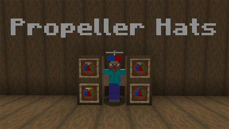 Propeller Hats Minecraft mod screenshot