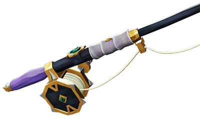 Legendary Fishing Rod skin in Sea of Thieves