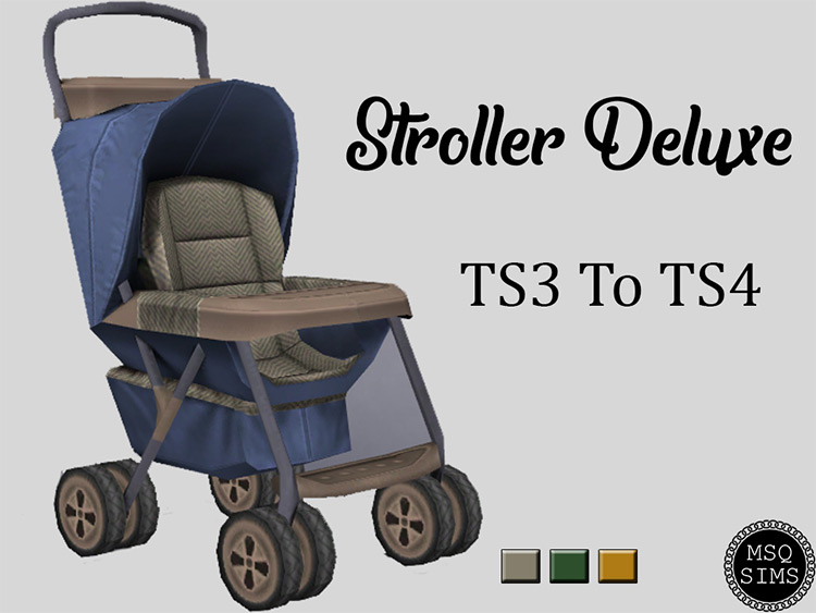 sims 4 functional baby stroller