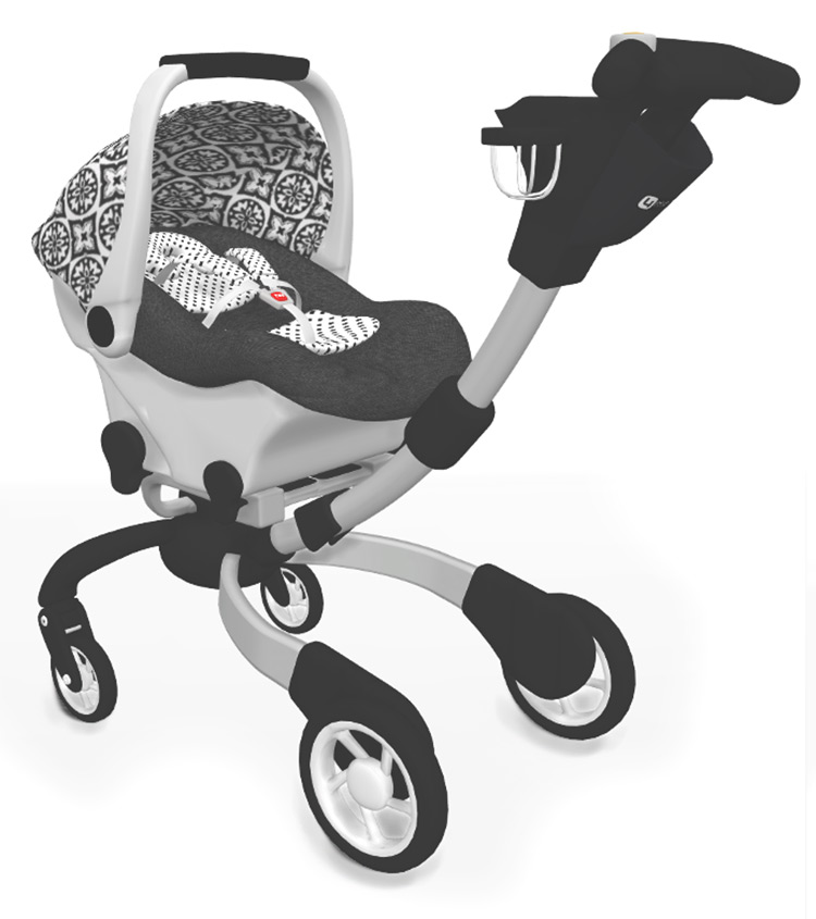 EmySimss Baby Stroller / TS4 CC