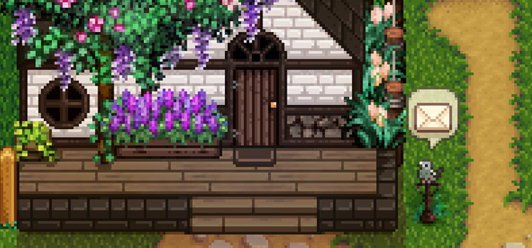 Cottagecore Pigeon Mailbox Mod for Stardew Valley