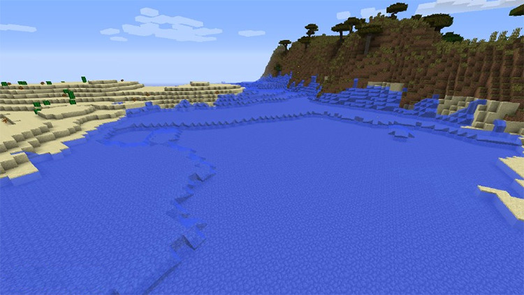 Hot Water Mod / Minecraft screenshot