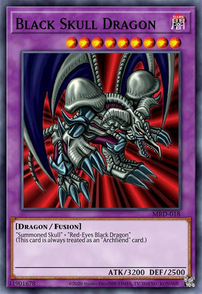 Black Skull Dragon YGO Card