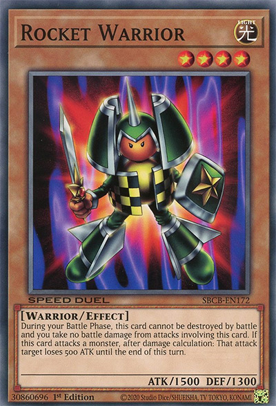 Rocket Warrior Yu-Gi-Oh Card