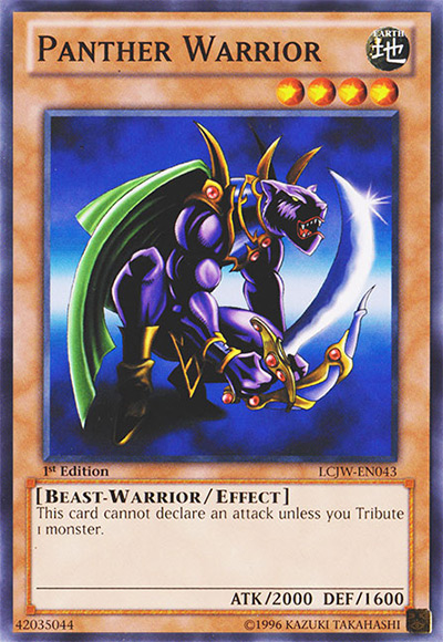 Panther Warrior Yu-Gi-Oh Card