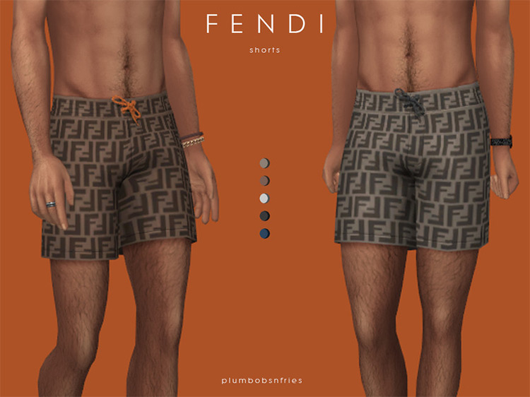 Fendi Shorts / Sims 4 CC