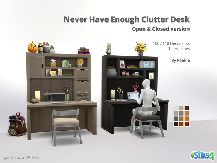 sims 4 corner desk cc