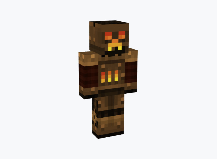 Furnace Metal Minecraft Skin