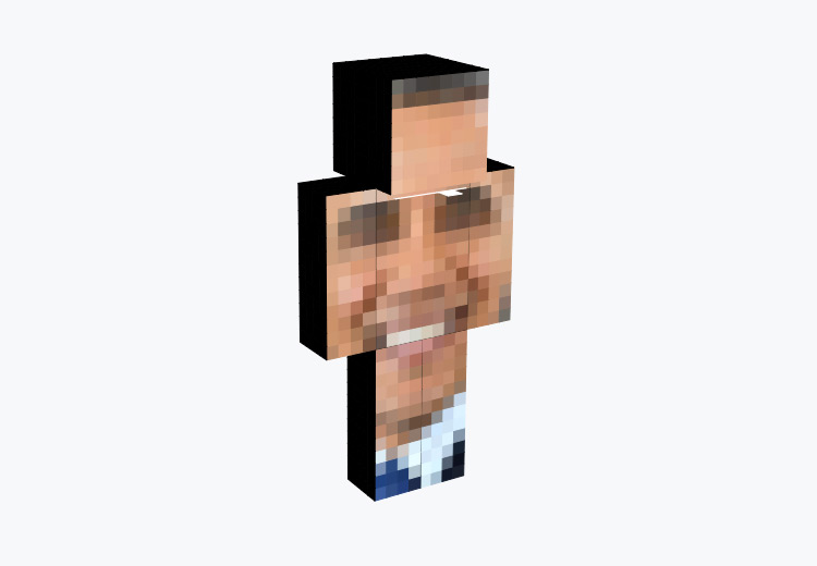 Obama Face Character / Minecraft Skin