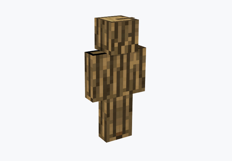 Wood Man Character / Minecraft Skin