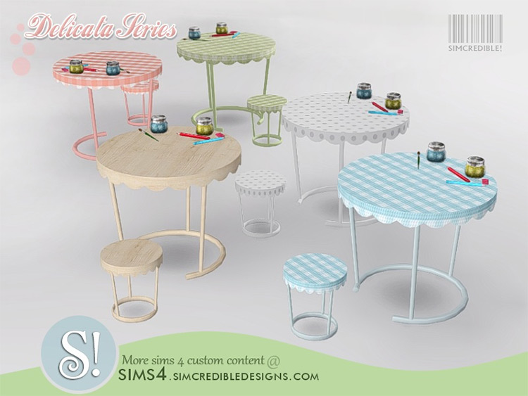 Sims 4 Circular   Round Table CC  All Free    FandomSpot - 85