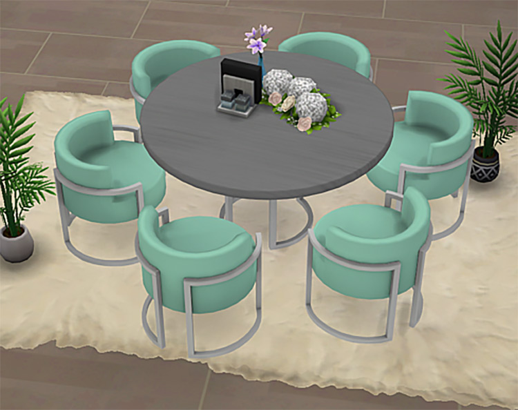 Sims 4 Circular   Round Table CC  All Free    FandomSpot - 84