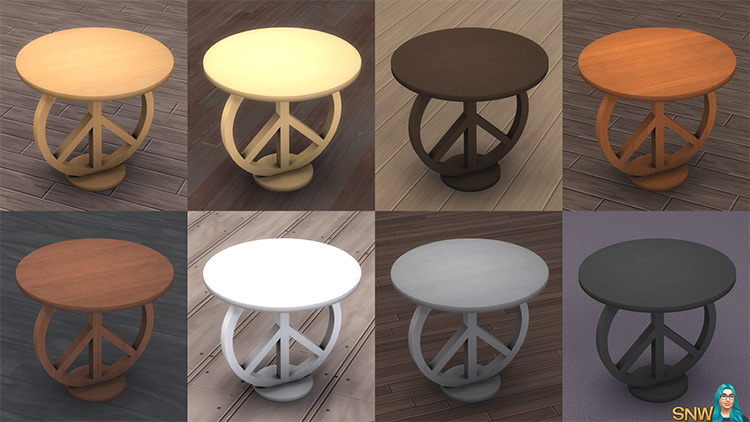 Sims 4 Circular   Round Table CC  All Free    FandomSpot - 53