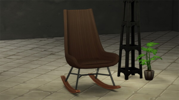 RÖOCK Designer Rocking Chair for The Sims 4