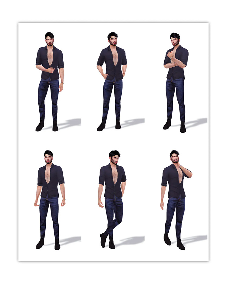 Best Sims 4 Model Pose Packs  Male   Female    FandomSpot - 91