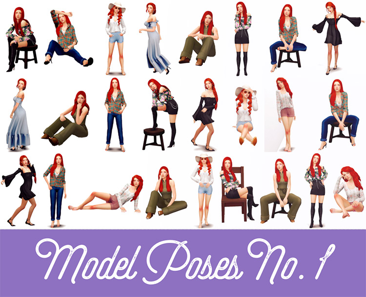 Best Sims 4 Model Pose Packs  Male   Female    FandomSpot - 12