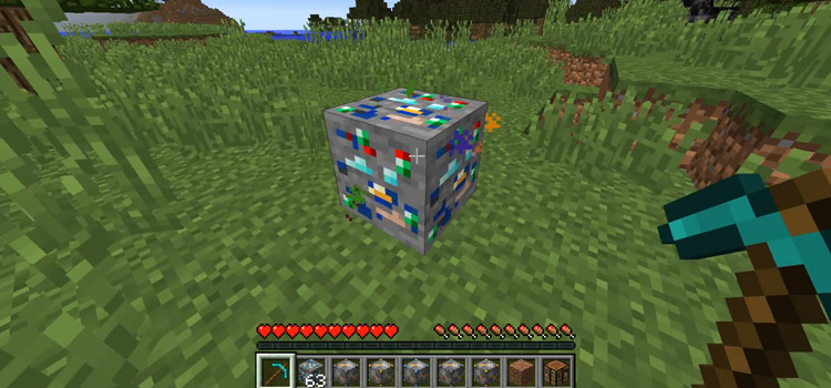 Luck Ore Mod Preview in Minecraft
