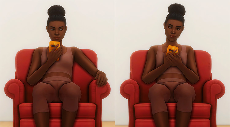 Sims 4 Texting   Phone Pose Packs  All Free    FandomSpot - 54