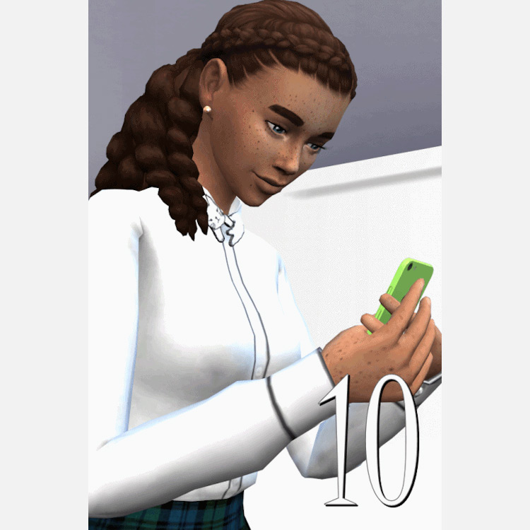 Sims 4 Texting   Phone Pose Packs  All Free    FandomSpot - 13