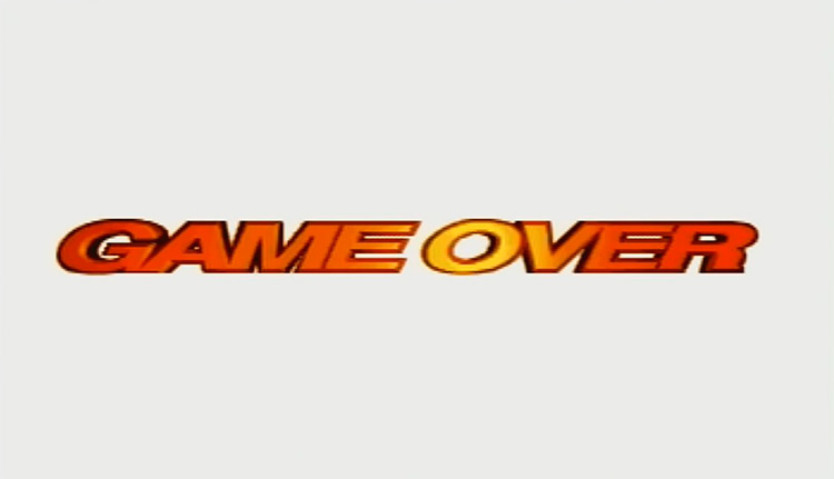 Sega Rally Championship (1994) Game Over Screen