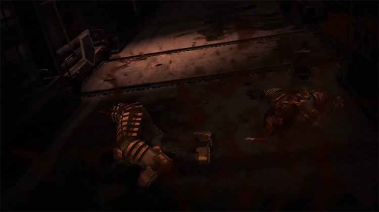 Dead Space (2008) Game Over Screen