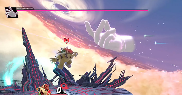 Master Hand Super Smash Bros. gameplay