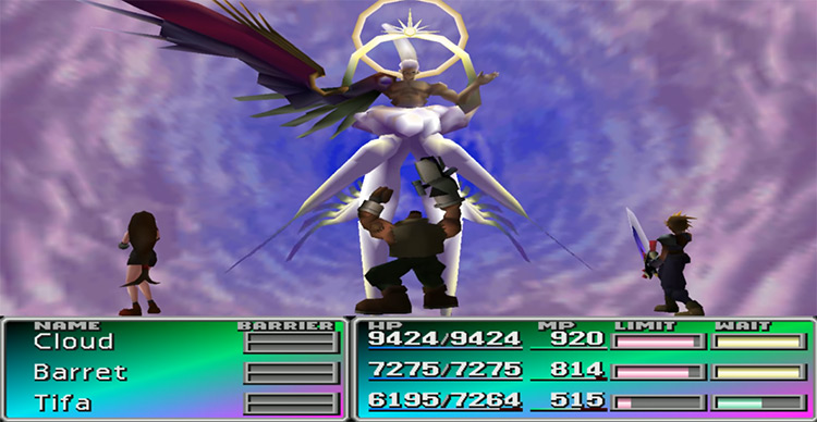 Sephiroth Final Fantasy VII gameplay