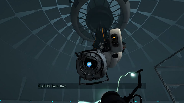 Wheatley in Portal 2 game