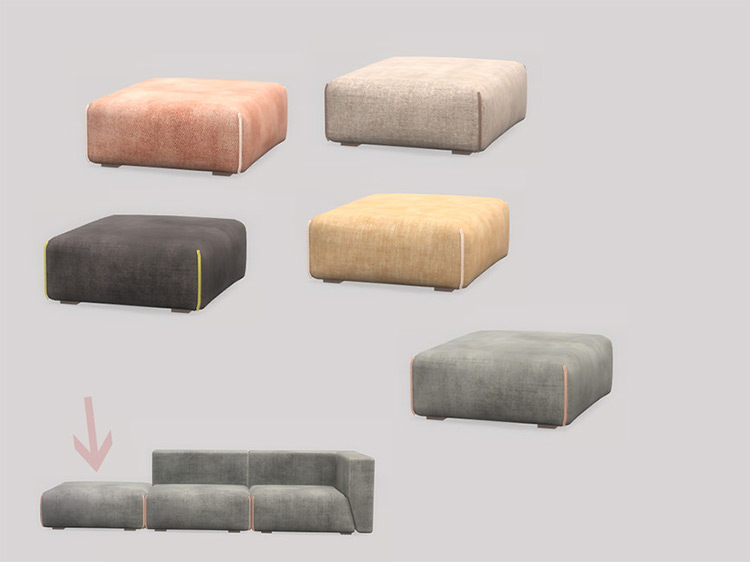 The Sims 4  Custom Ottoman CC For Your Home   FandomSpot - 15