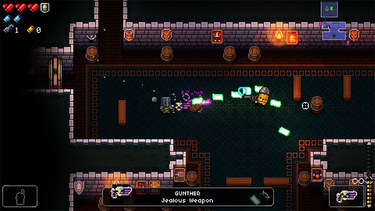 Enter the Gungeon Gunther gameplay screenshot